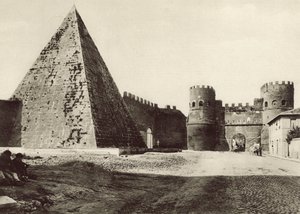 Pirâmide de Caio Cestio de Italian Photographer