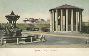 Roma, Itália, Templo de Vesta de Italian Photographer