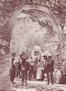 Sicília: Uma antiga porta de entrada, Taormina (foto p/b) de Italian Photographer