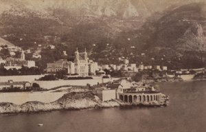 O Golfo de Montecarlo, 07/1887 (foto a p/b) de Italian Photographer