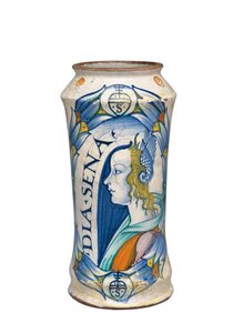 In Deruta Maiolica "Bella Donna" Albarello, c.1510-20 de Italian School