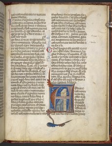 Adicionar MS 8785 Bartholomaeus Anglicus, De Proprietatibus rerum (Sobre as propriedades das coisas) c.1300-09 (tinta, cor e ouro sobre pergaminho) de Italian School