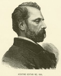 Agostino Bertani Em 1860 (gravura) de Italian School