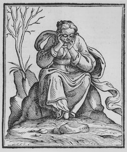 Alegoria da Melancolia de Italian School