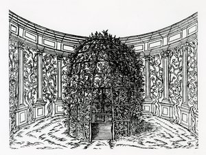 Um Arbor, de Hypnerotomachia Poliphili, atribuído a Francesco Colonna (c.1432-1527), publicado em 1499 de Italian School