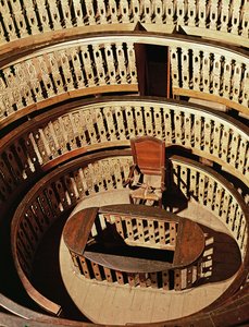 Teatro Anatômico, construído em 1594-95 de Italian School