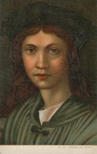 Andrea del Sarto, pintor italiano (cromolito) de Italian School