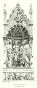 Antonio Nanni di Banco, Les quatre Saints (gravura) de Italian School