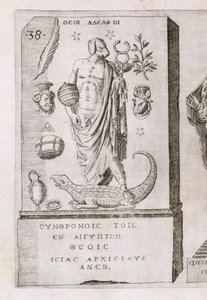 Apolo com uma cabeça de cachorro, 1589 de Italian School