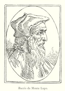 Baccio de Monte Lupo (gravura) de Italian School