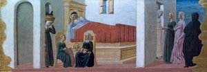 Nascimento da Virgem pelo Mestre da Predella Colonna de Italian School