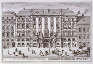 Capitão do cívica imperial Residence Viena de Italian School