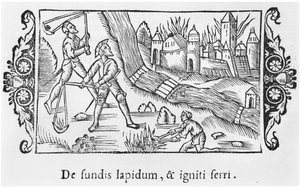 Captação de uma cidade pelo fogo, de uma história dos povos do norte por Olaus Magnus (1490-1558), publicado em Roma, 1555 de Italian School