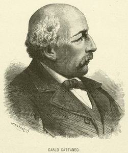 Carlo Cattaneo (gravura) de Italian School