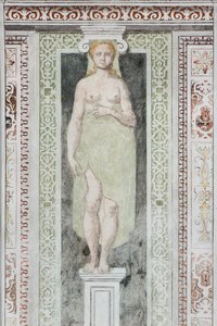 Caryatid (fresco) de Italian School
