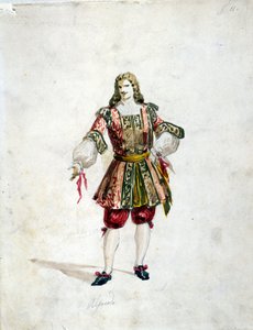 Personagem de Alfredo na "Traviata" de Giuseppe Verdi de Italian School
