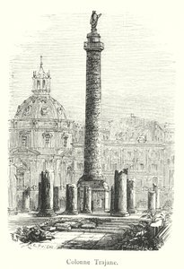 Colonne Trajane (gravura) de Italian School