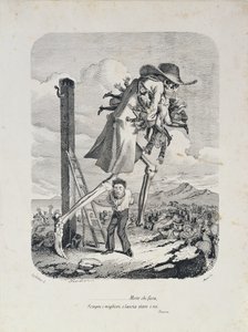 A morte leva todos os bons e deixa os vilões, c.1850