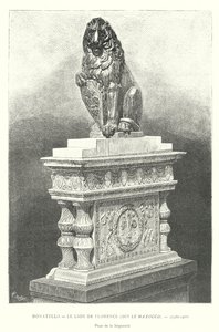 Donatello, O Leão de Florença, conhecido como O Mazocco de Italian School