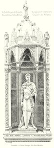 Donatello, São Jorge de Ouro San Michele (gravura) de Italian School