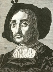 Donato Bramante, arquiteto italiano renascentista (gravura) de Italian School