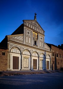 Fachada da igreja de Italian School