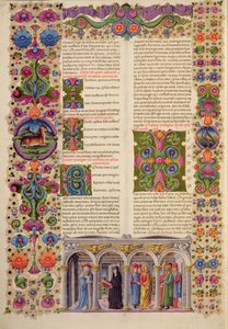 Fol.229 Livro de Jacob, da Bíblia de Borso d
