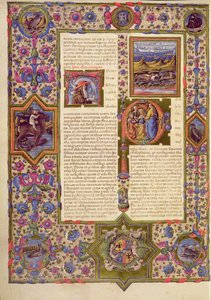 Fol.280r Abertura do Capítulo do Ecclesiasticus, da Bíblia de Borso d