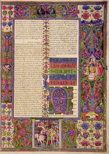 Fol.78r Abertura ao Livro do Profeta Daniel, da Bíblia de Borso d