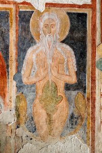 Fresco - Santo Onofrio, o Eremita de Italian School