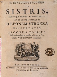 Frontispício de "Os sinos", "Abençoado por Bacchinius de Italian School