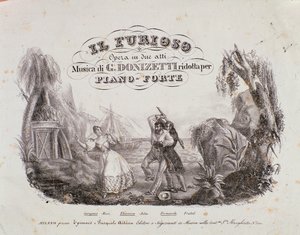 Frontispício da partitura musical de 
