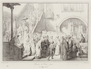 Funeral de Carlo Zeno de Italian School