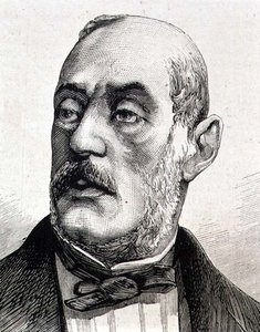 Giuseppe Ferrari (1811-1876) Filósofo histórico e político italiano (gravura) de Italian School