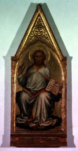 Deus Pai Bênção (tempera no painel) de Italian School