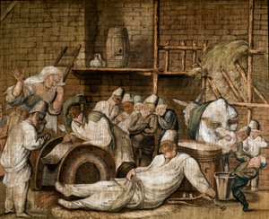 Grotescas personagens da Commedia dell