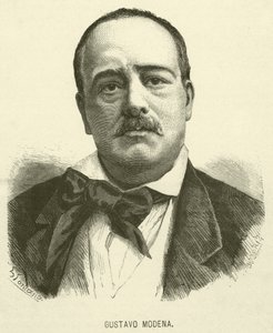Gustavo Modena (gravura) de Italian School