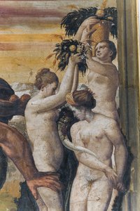 Hercules a matar Antaeus, da Sala Amarela de Italian School