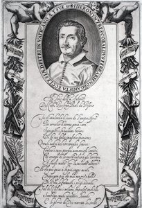 Hieronymus Frescobaldi, gravado por Christian Sas de Italian School