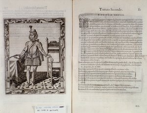 Como dançar a capriola Página dupla de Le Gratie dAmore (Le Grazie dAmore) pelo dançarino italiano Cesare Negri chamado The Trombone (1536-1604), tratado sobre dança de Italian School