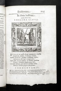 Ilustração do Emblemata, 1621 de Italian School