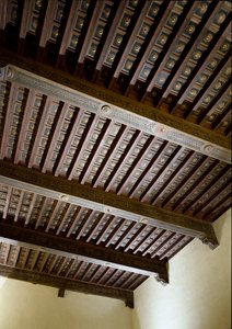 Vista interior da Câmara Municipal (palazzo degli Anziani) de Italian School