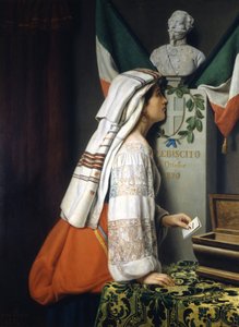 Referendo Italiano de Outubro de 1870 por Luigi Riva de Italian School