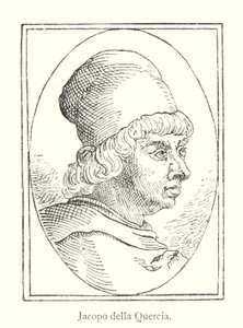 Jacopo della Quercia (gravura) de Italian School