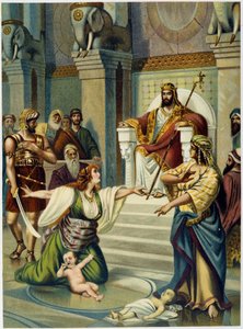 Julgamento de Salomão - in "Aurea Bibbia classica: storia della rivelazione divina nell