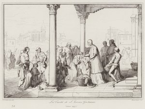 A Caridade de S. Lorenzo Giustiniani de Italian School