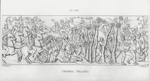 La Colonna Trajana, Coluna de Trajano de Italian School