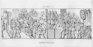 La Colonna Trajana, Coluna de Trajano de Italian School