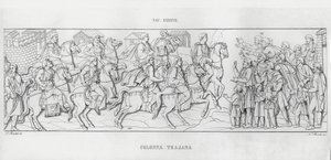 La Colonna Trajana, Coluna de Trajano de Italian School