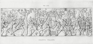 La Colonna Trajana, Coluna de Trajano de Italian School